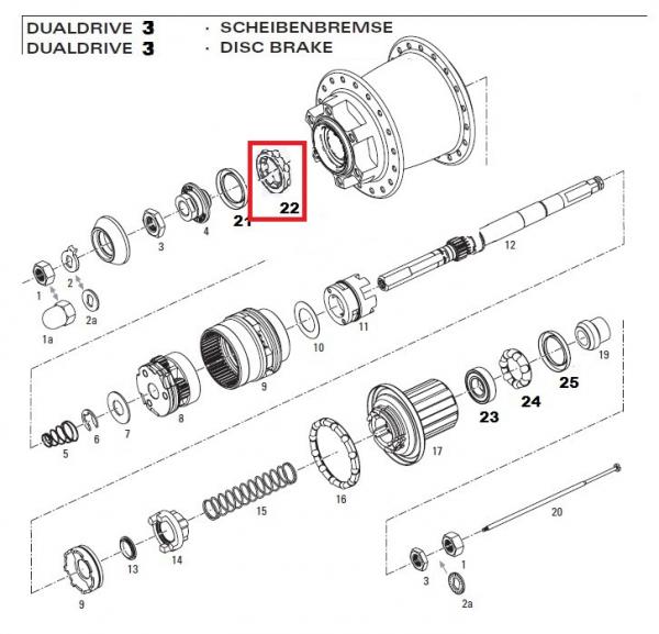 KUGELHALTER   Ø 24,0 MM, 7/32"x9,